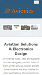 Mobile Screenshot of jp-avionics.com